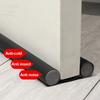 2 Sidodörrtätningslist Vindtät Dörrbotten Dragstopp Justerbar Under Dörr Dragblock Hus Akustiskt Skum Tätningslister
