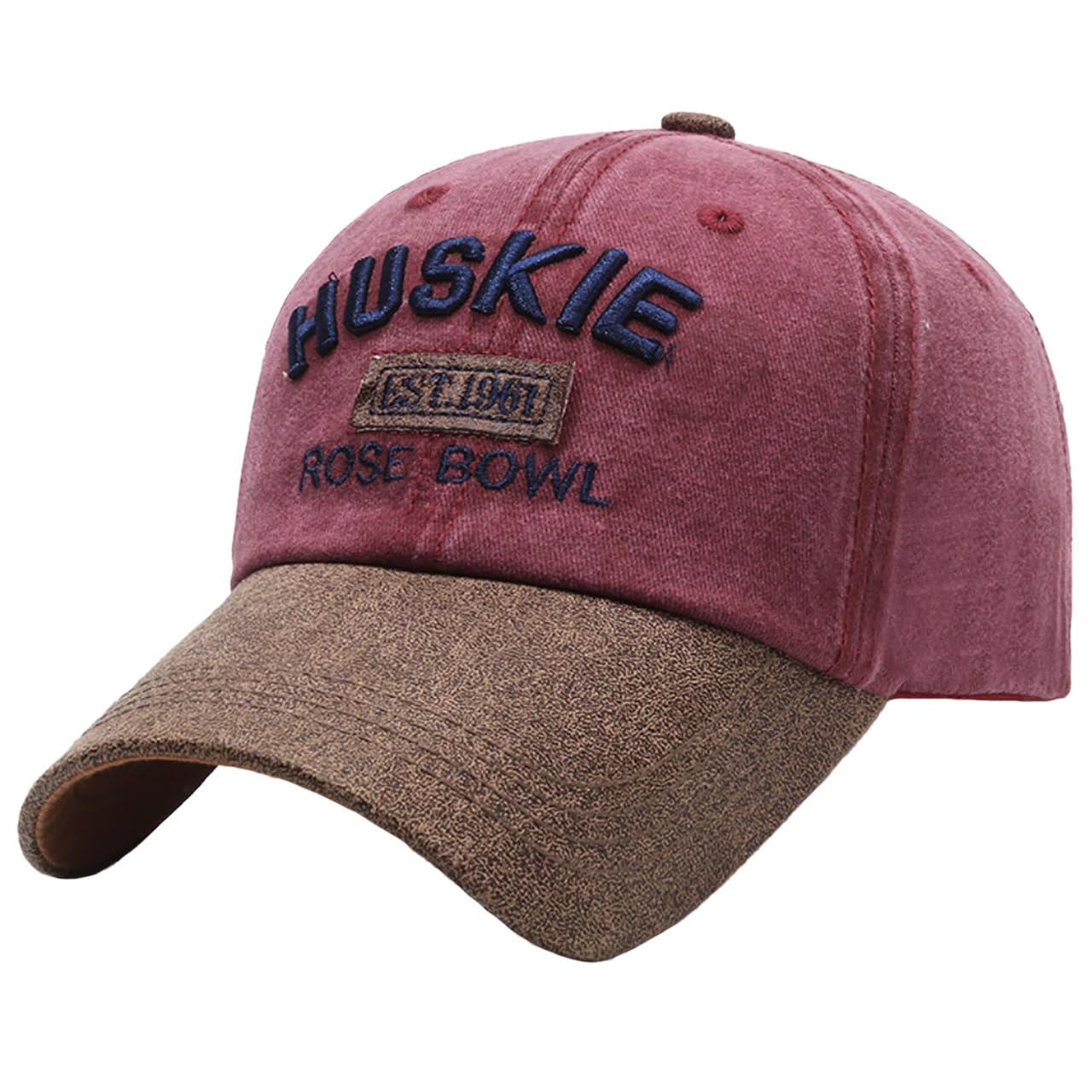 

Белый Клык Шапка Кепка Винтажный Дизайн Вышитая Повседневная Уличная Мужская Женская CZA386 (красный)