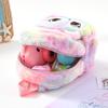 Adorable Cartoon Unicorn Fox Plush Backpack for Girls
