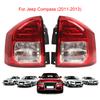 For JEEP Compass 2011-2013 Turn Signal Warning Tail Light LED Taillight Brake Lamp Replaces Side Tail Light Assembly