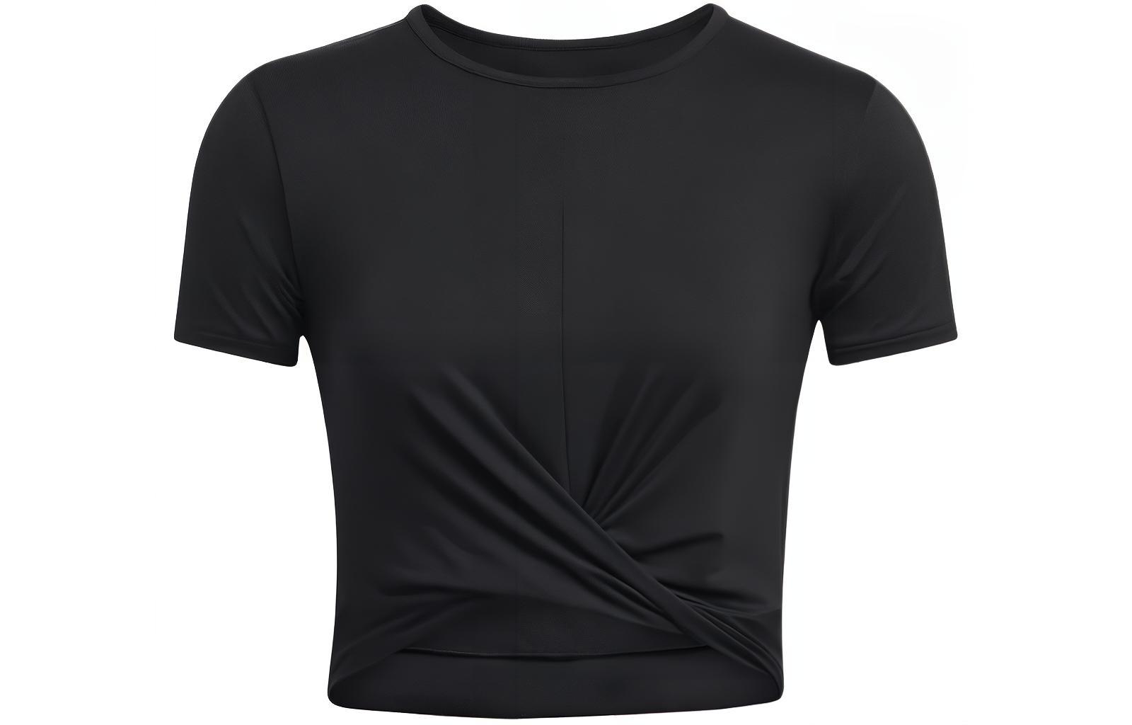 Женская черная футболка Under Armour 1383647-001 MD