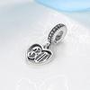 S925 Sterlingsilber Perlen Original 18 21 30 Jubiläumsanhänger Charm Passend für Armbänder Halsketten Schmuck für Frauen