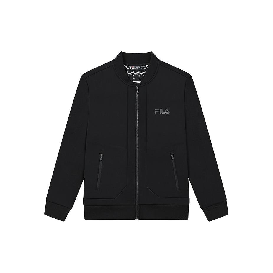 FILA Jackets Men s Jet Black Baseball Collar Thickened Other F11M318507F-BK M
