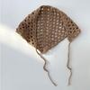 Schönes Häkel Dreieckiges Haarband Schal Gestrickter Schal Halstuch Krawatte Zurück Binden Kopftuch Modeaccessoire für Campi