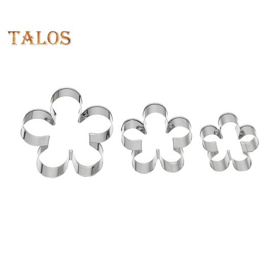 

3 шт./компл. формочки для печенья, безвкусные пищевые формы из нержавеющей стали 430, прочные формочки для печенья с помадкой для выпечки