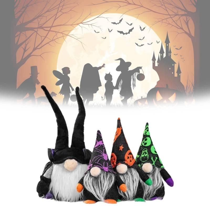 Ny Halloween No-face Dock Fönsterdisplay Dekoration För Festliga Party Scener 21cm 32cm