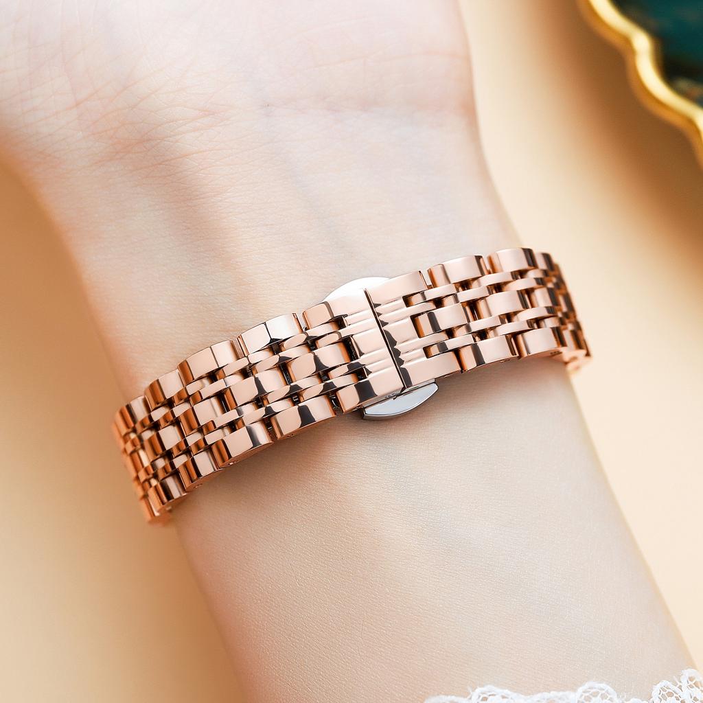 Female Full Diamond Steel Belt Quartz Watch Light Luxury Retro Gypsy Female Watch Waterproof And High-End Watch