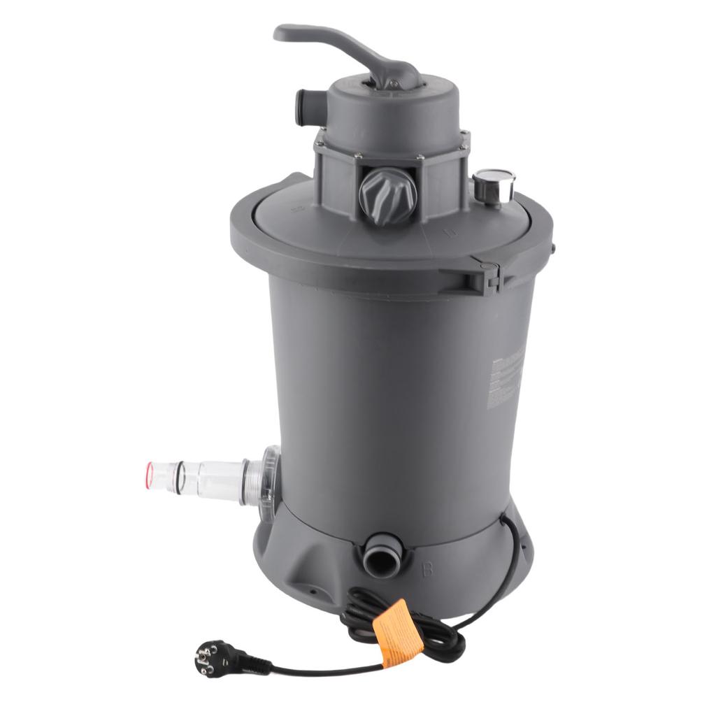 800 Gallon Sand Filter Pump 60W Pool Cartridge Filter Pump AC for 1100L To 18100L Swimming Pools