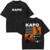 Rapper Kapo Por Si Alguien Nos Escucha Album Tour  Print Tees Men Women Fashion Hiphop Loose Casual Washed Vintage TShirts