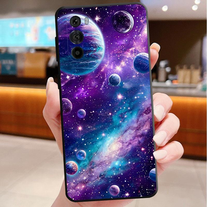 

Universe Space Planet Funda Phone Case For Motorola Edge 50 40 Pro 60 50 40 30 Ultra Neo Fusion Moto G Play G Stylus G Power G Moto Edge 50