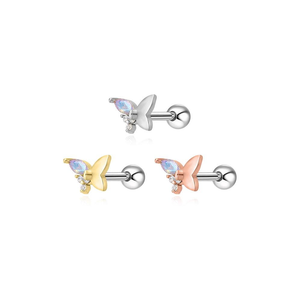Dieuamour Butterfly Cubic Surgical Piercing 3 Colors
