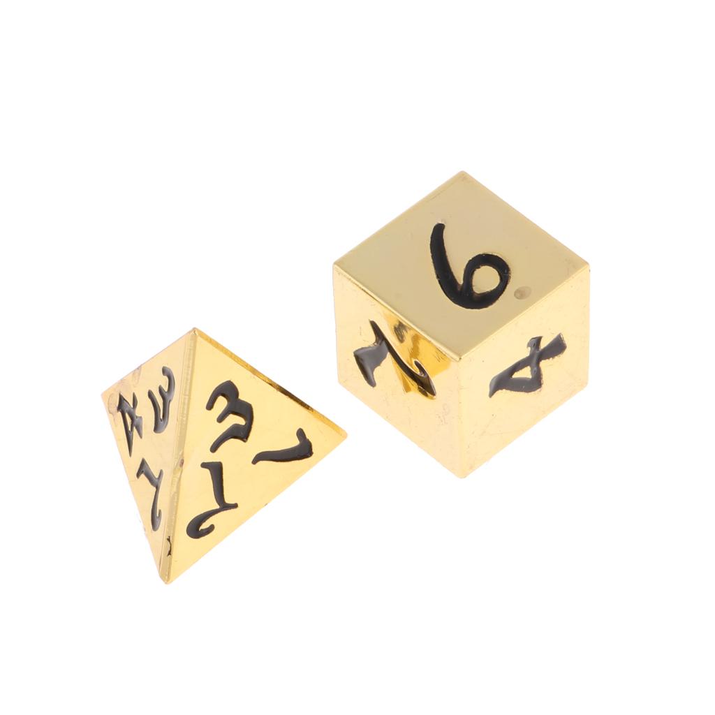 D8 D10 D12 D20 Polyhedral Set Baord Game Toy For DND