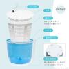 Manual Washing No Power Supply Easy Hand Crank Handle A-ITEM Machine, Required, Dehydration, (Blue)