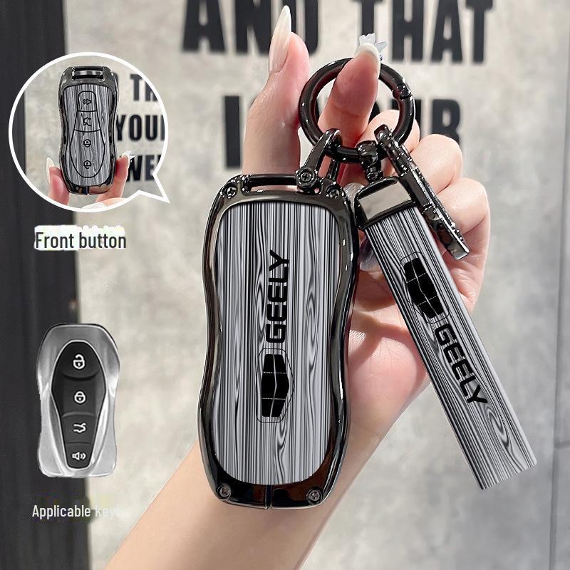 Geely Car Key Cover: Compatible with Emgrand, Boyue, Star X6, Yue, Rui, Binrui, Binyue, Borui, and GL models.