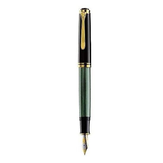 Pelikan Fountain Pen F Fine Souverän Green Stripe M1000 Imported Product