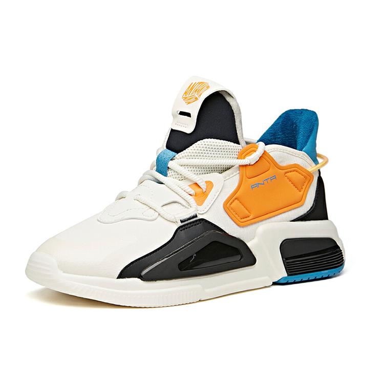 Anta Life Collection Cushioning Slip Resistant Abrasion Resistant Breathable Low top Casual Shoes Men's 112048808-7