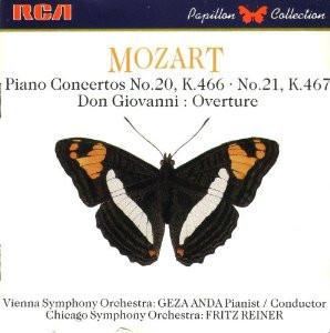 

CD VIENNA SYMPHONY ORCHESTRA GEZA AN Mozart Piano Concertos No. 20 K. GD86521 RCA Europe Classical Used