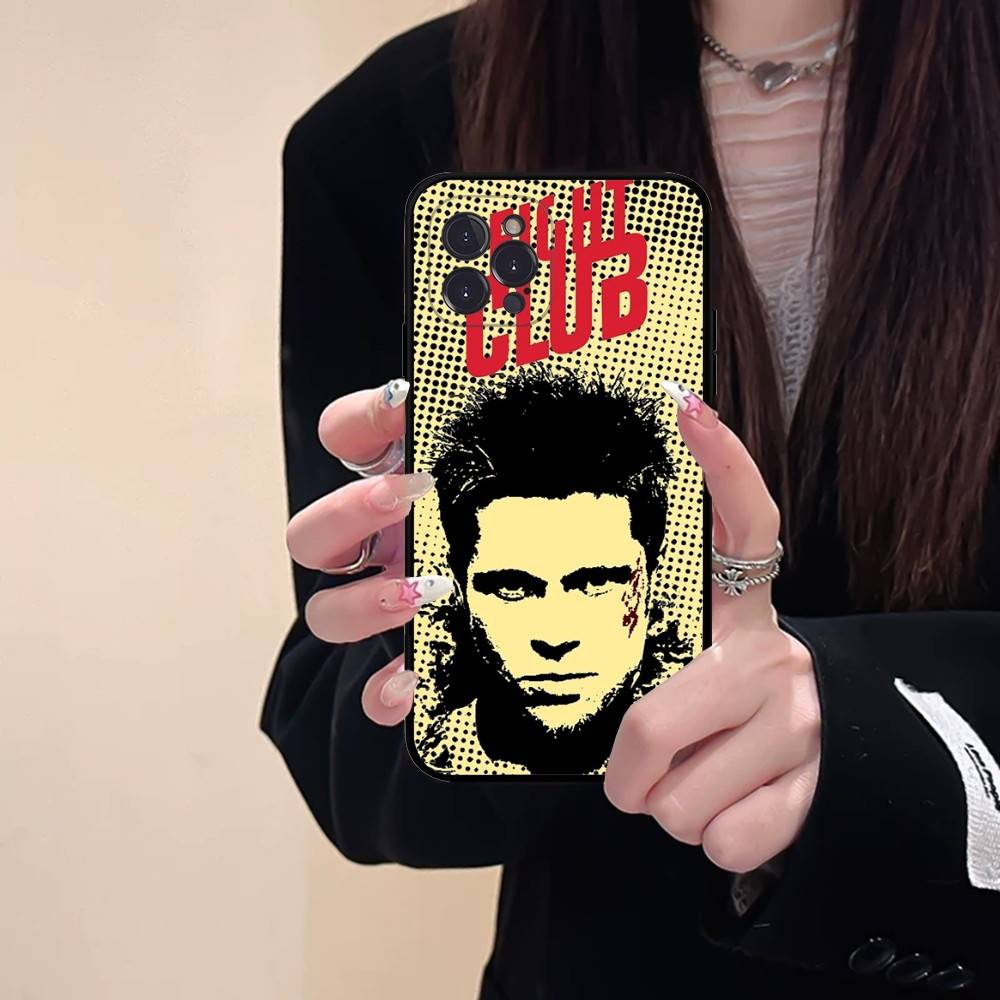Classic Movie F-fight C-club Phone Case For IPhone 16 15 14 11 12 13 Mini Pro XS Max Cover 6 7 8 Plus X Funda Shell