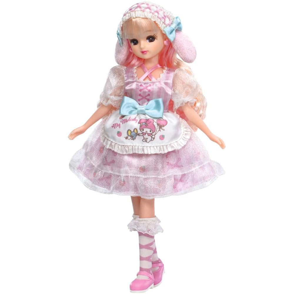 

Takara Tomy Licca-chan Doll LD-28 My Melody Dress-Up Toy for Pretend Play Ages 3 and Up