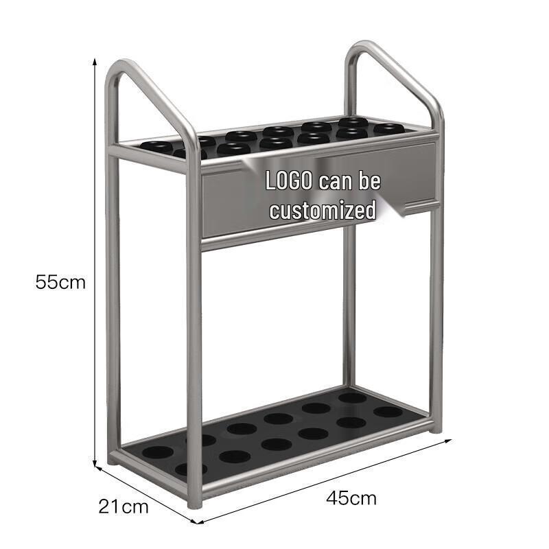 12-Cue Floor-Standing Billiard Rack