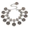 2024 Bohemian Metall Quaste Fußkettchen Luxus Charme Münze Knöchel Armband für Frauen Party Geschenk Schmuck