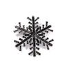 Crystal Christmas Snowflake Brooch