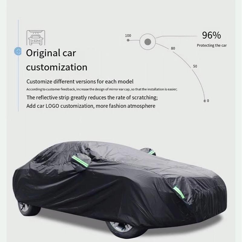 For Mitsubishi Eclipse Cross Anti-UV Sun Shade Rain Snow Resistant Dustproof Car umbrella Full Car Cover Outdoor Protection