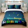 Bedding Set 1 Duvet Cover 2 Pillowcases Among Us Print Soft Bed Linen Bedroom Decor