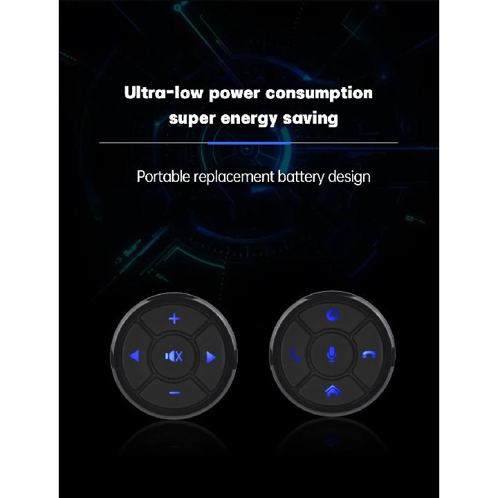 AD Wireless Car Steering Wheel Control Button 10 Key for Car Radio DVD GPS Multimedia Navigation Head Unit Remote Control Button