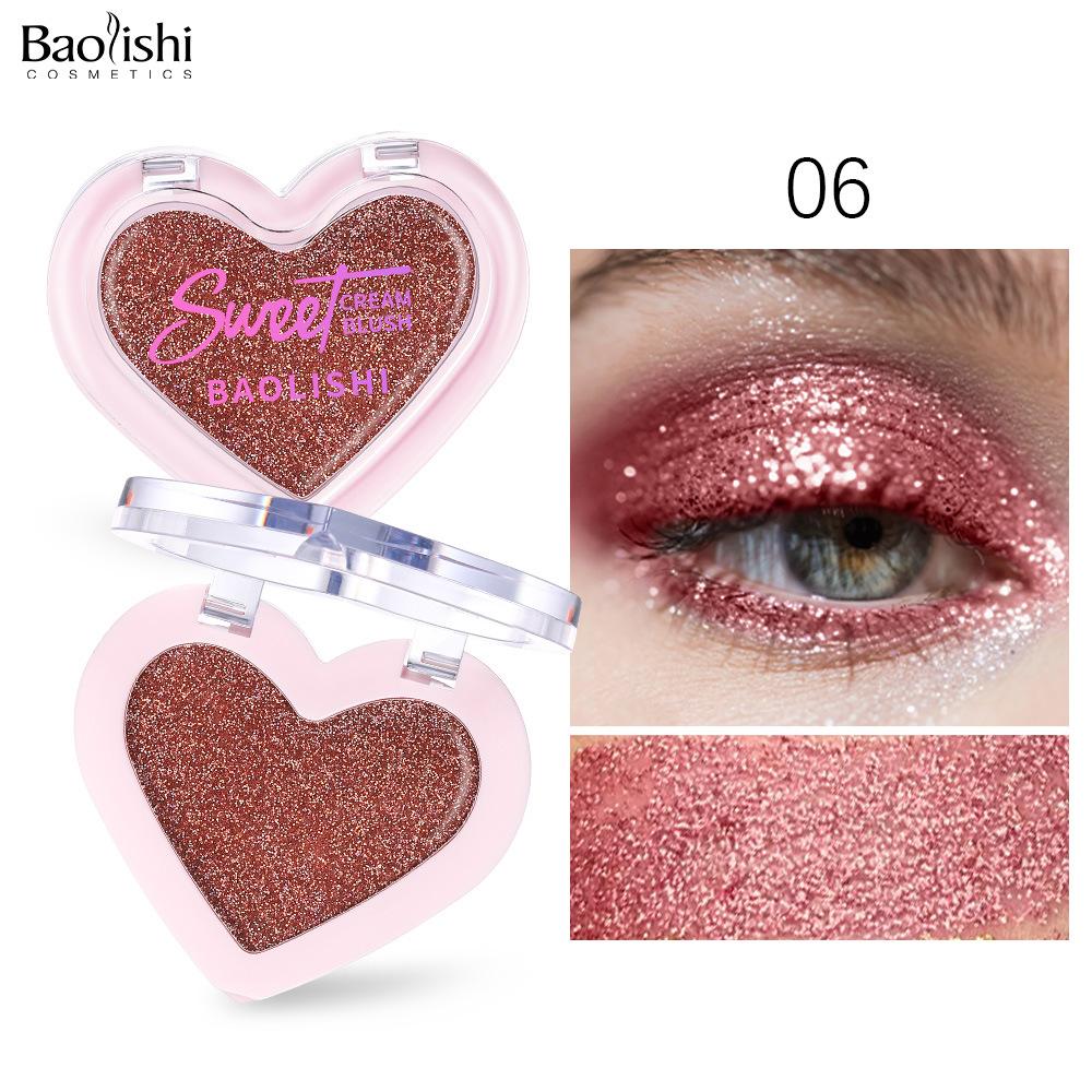 

8-цветная палетка глиттера в форме сердца, крупные блестки, наклейки для тела и лица, гель, золото, серебро, фиолетовый, вспышка, шиммер, монохромные тени для век