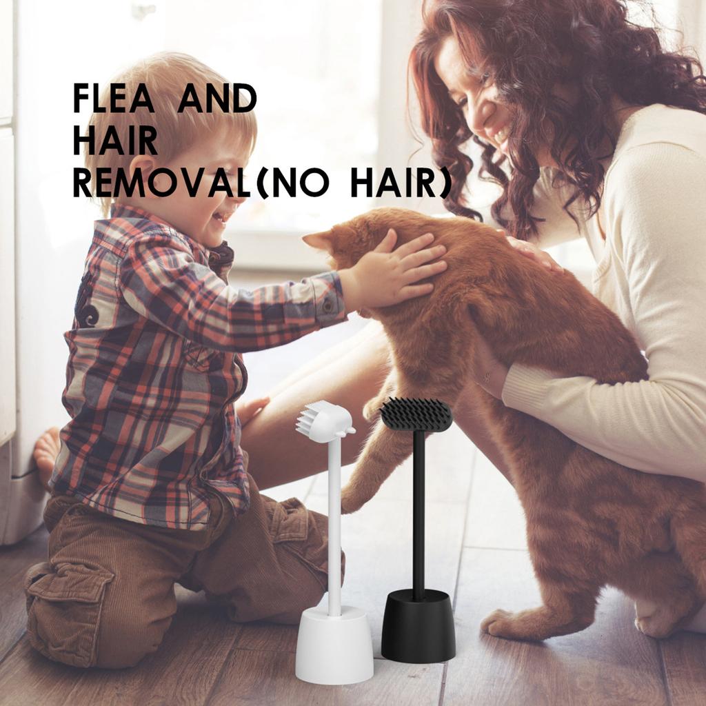Cat Grooming Massage Combs for Short Long Furry Cat Interactive Toy Cat Supplies Remover Floating Hair Multicolored
