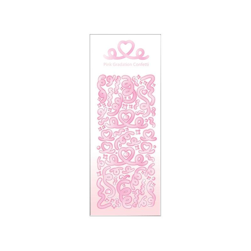 1PCS New Cute Deco Stickers Photocard Decor Kawaii Decorative Scrapbooking Decorative Stickers Kpop Korean Toploader Sticker