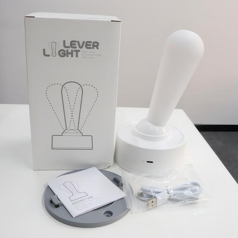 Wireless LED Night Light Joystick Reading Table Lamps Charging Desktop Night Lamps for Room Bedroom Living Decoration Lighting