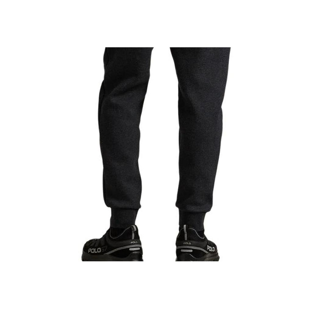 Polo Ralph Lauren Mid Rise Logo Cuffed Knit Joggers Men Bottoms Black 710881518-049