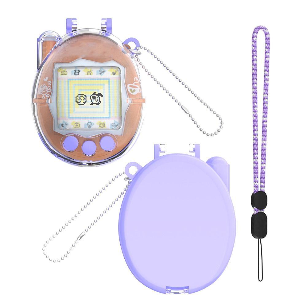 Transparent Protective Case Dustproof Anti-Scratch Hard Shell Crystal PC Full Coverage Clear Cover for Tamagotchi Connection