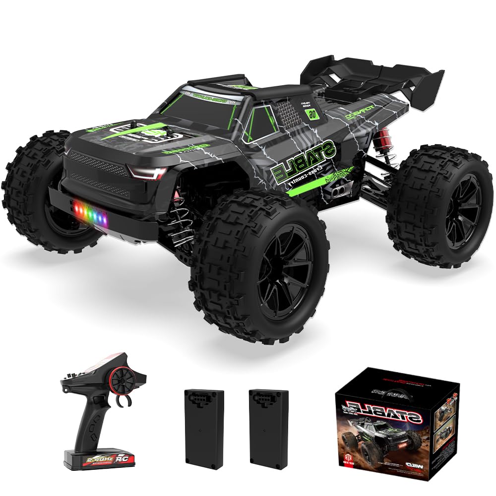

Ritaosan RC Remote Control Fast Rally Monster LED 2 Rechargeable Batteries Electric Technical Standards Compliance for Elementary School Middle School зелений