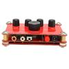 4 Channel Red Headphone Amplifier Independent Volume Control Easy Operation Audio Power Amplifier Module