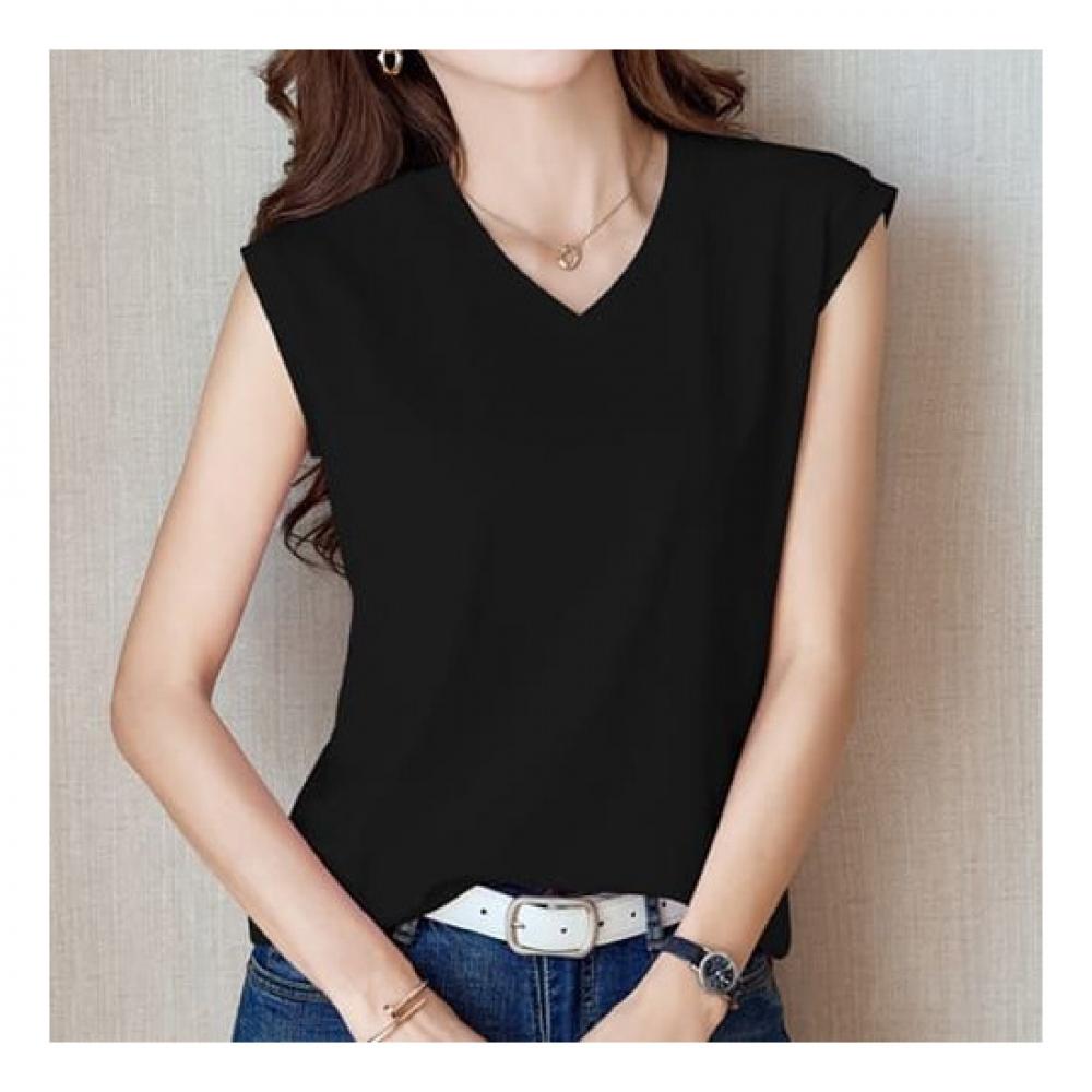 NaVaVa V Neck sleeVeless T shirT nT1587