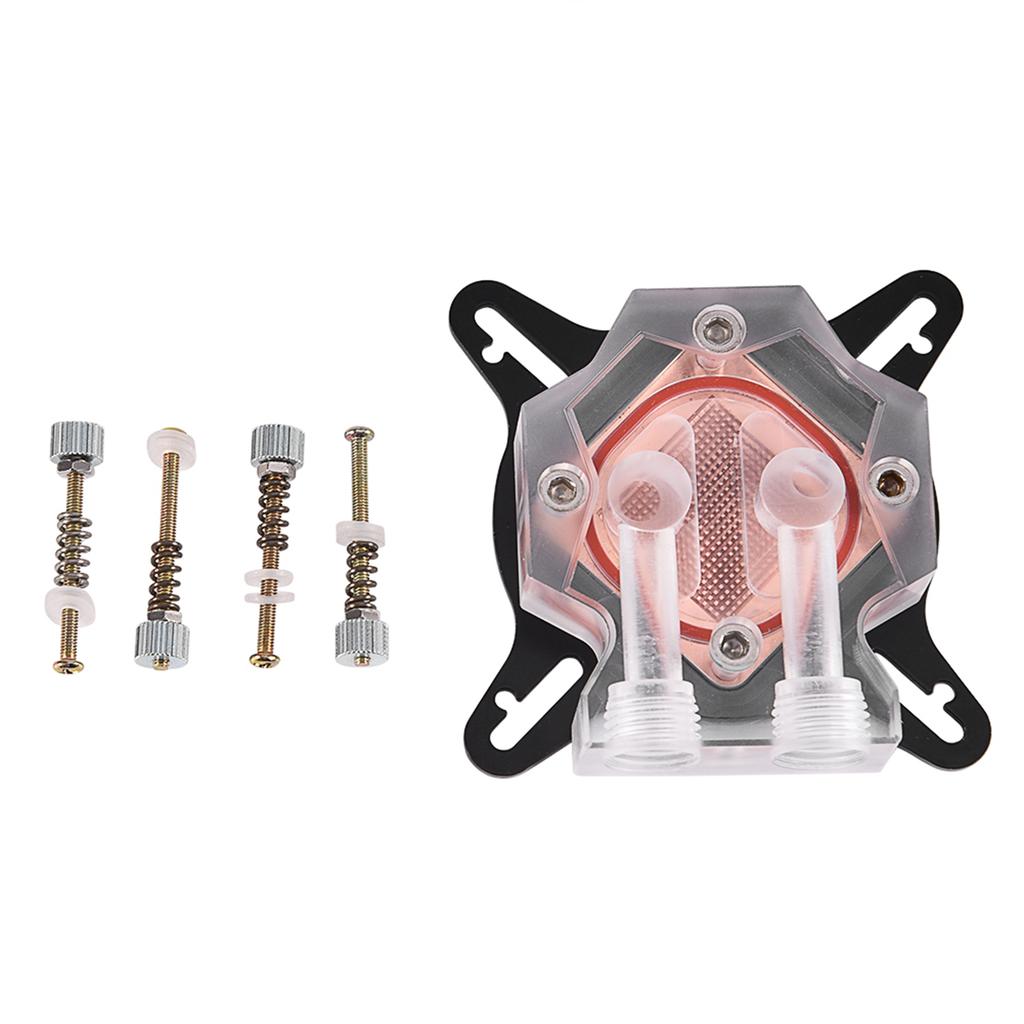 Computer PC GPU Universal Water Cooling Block Waterblock Liquid Cooler 40MM Copper Base