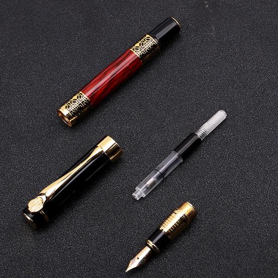 Xinlhanlh Metal Mürekkep Dolum Dolma Kalem İmza Pürüzsüz Yazma Kaligrafi İş Hediyesi