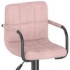 Pink Velvet Bar Stool