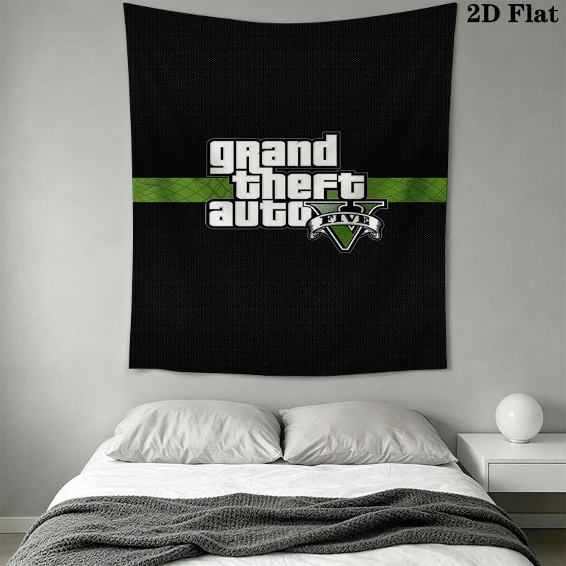Grand Theft Auto V Cover Artwork Bedding 1 Duvet Cover 2 Pillowcase Without Core Soft And Comfortable Christmas Birthday Gift Bedding Set