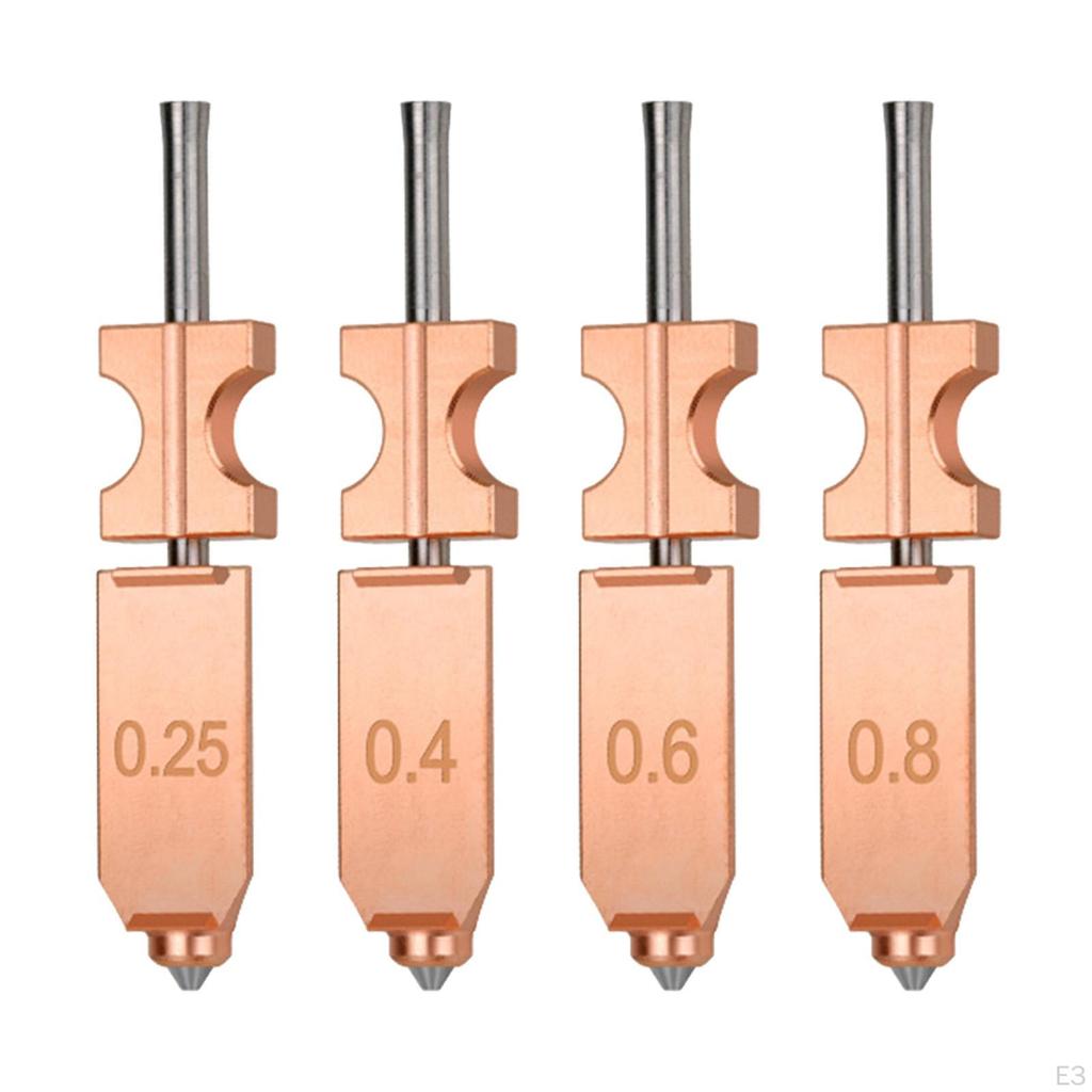 3D Printer Nozzle Home High Temperature Resistant Integrated for AD5x 0.25