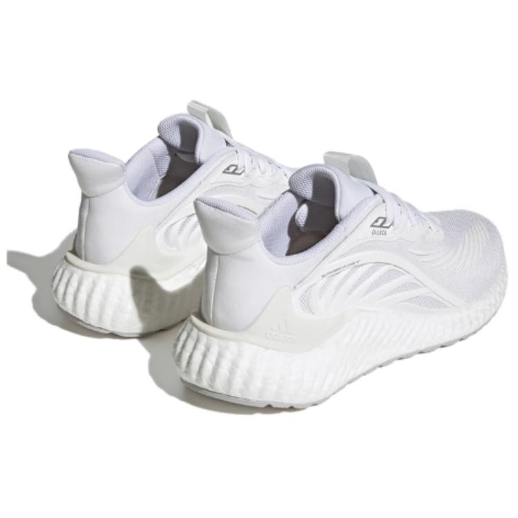 Adidas Alphaboost Sports Casual Shock Absorbing Breathable Low Top Running Shoes Unisex Sneakers White IF3406