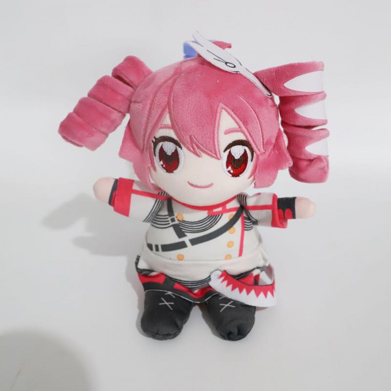 Kasane Teto Plüschpuppe, Superweicher Kurzplüsch, 20cm, Liegend/Brot-Stil, Anime-Figur, Sonderanfertigung