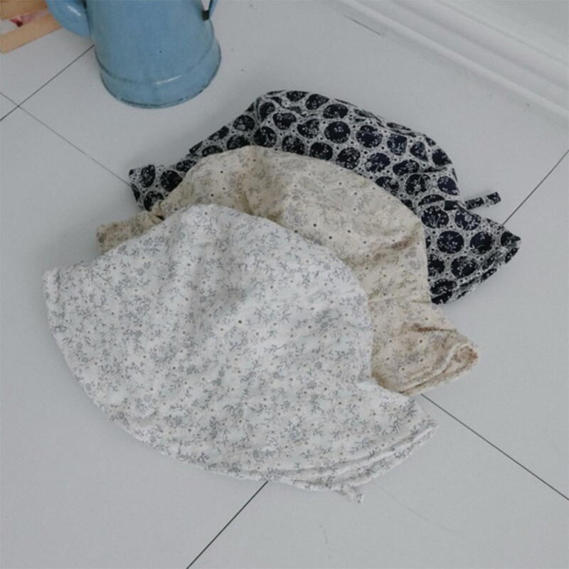 Женская многослойная соломенная шляпа-ведро с цветочным принтом и лентой white