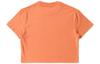 Nike T Shirts Women's Orange Crew Neck Moderate Straight Fit DA0324-863