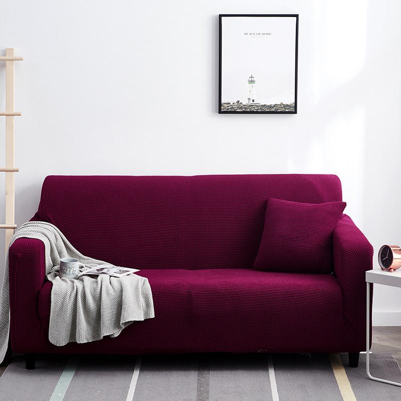 Чехол для дивана из однотонного кукурузного бархата 90-140cm — фото 13