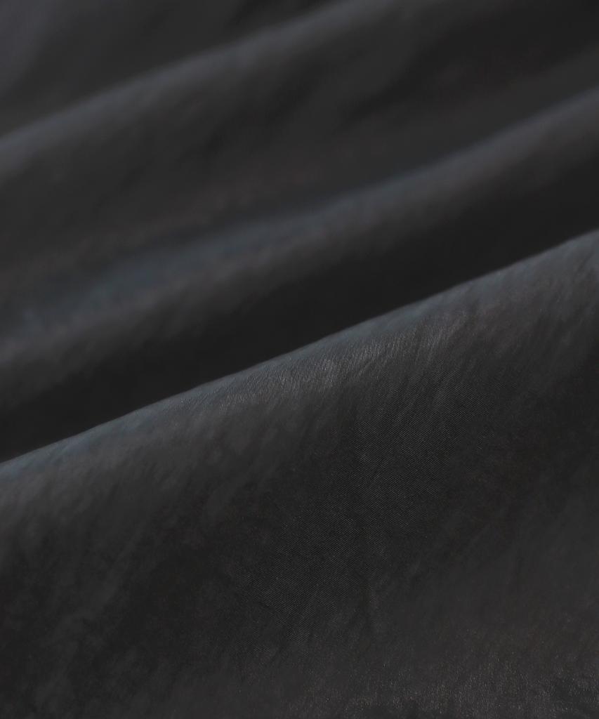 Maseumaluljeueopaeleol Essential Parasuit Shirring Cargo Pants_Black