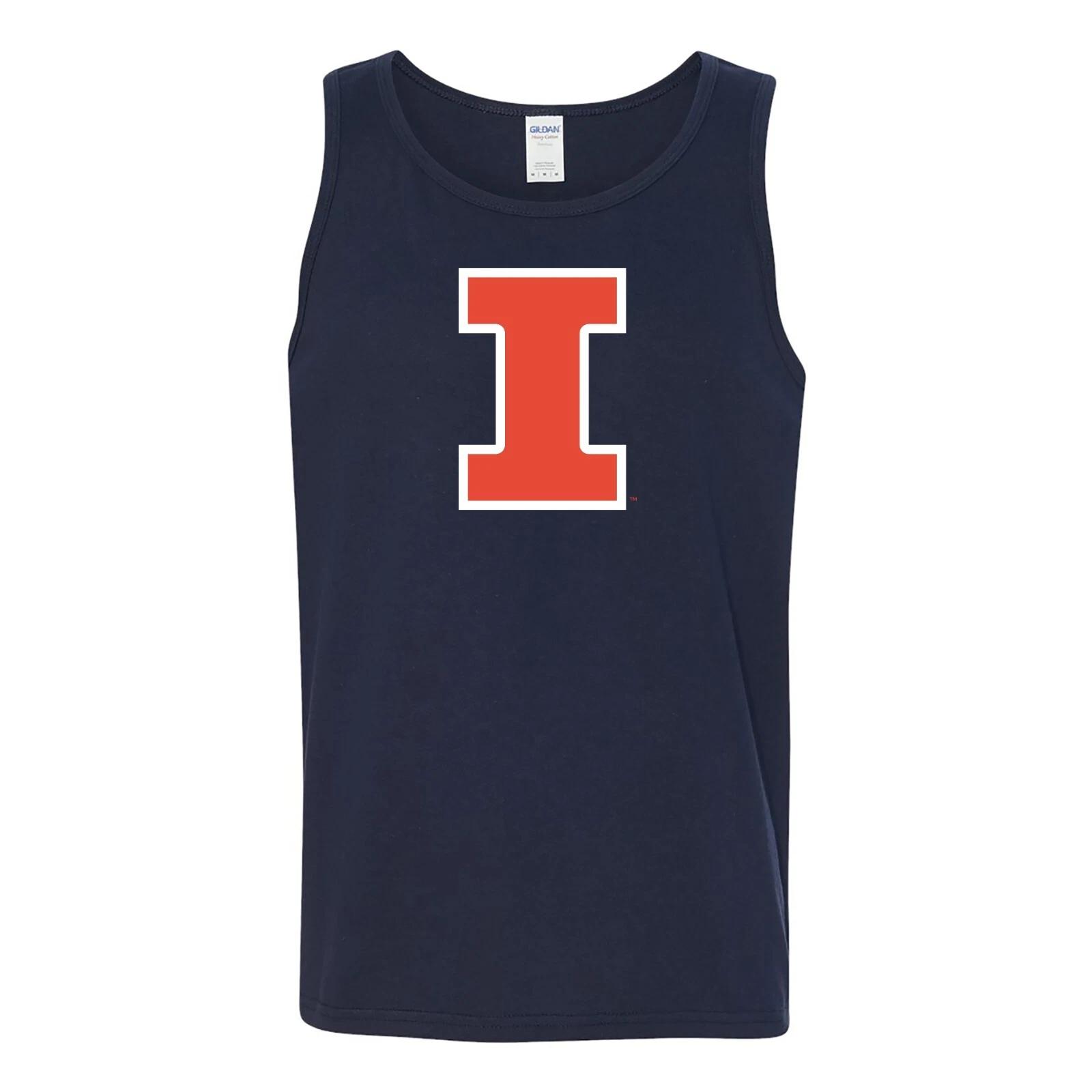 Illinois Fighting Illini Primary Logo - NCAA University Tank Top S